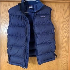 Vintage Patagonia Navy Down Puffy Vest